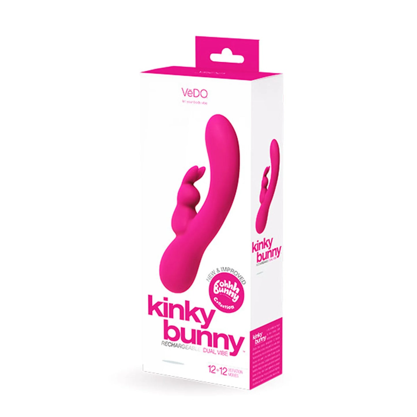 VEDO KINKY BUNNY RECHARGEABLE VIBE PINK