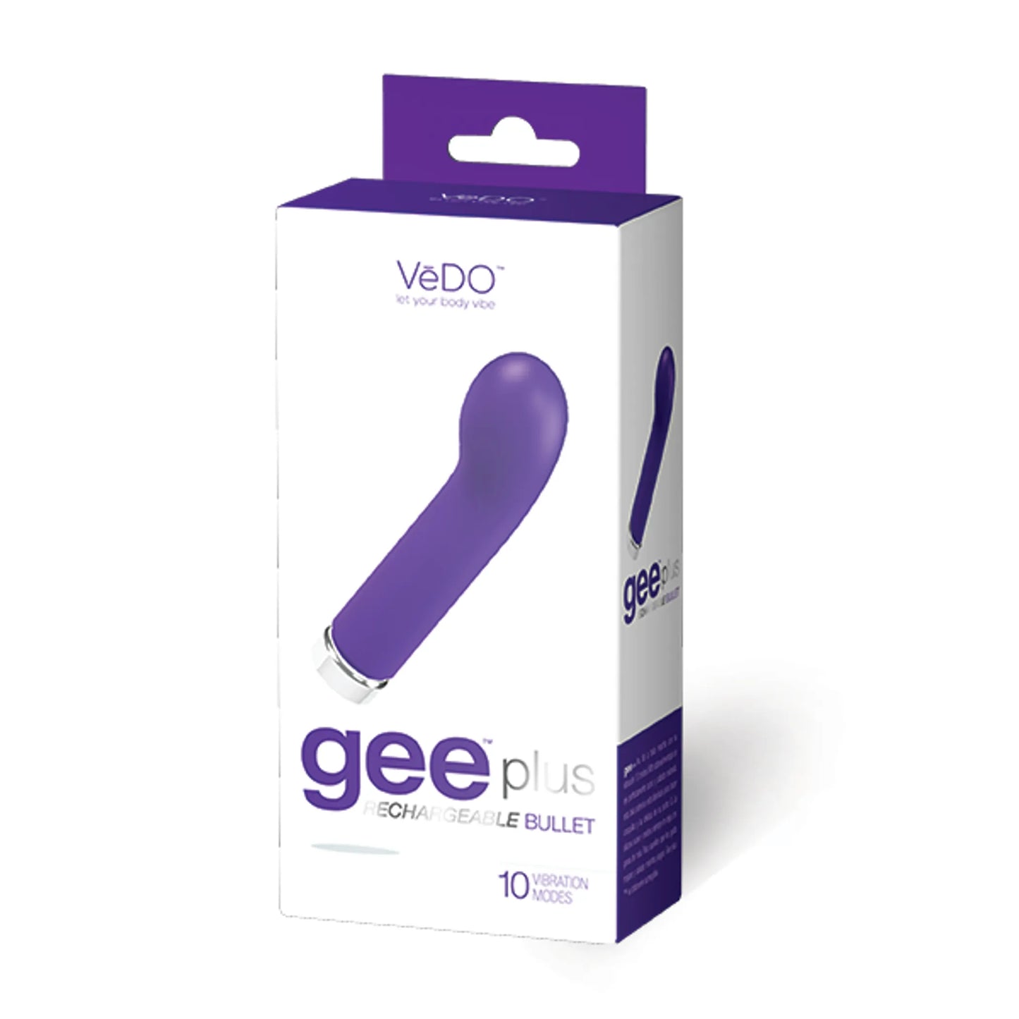 GEE PLUS RECHARGEABLE VIBE INTO YOU INDIGO