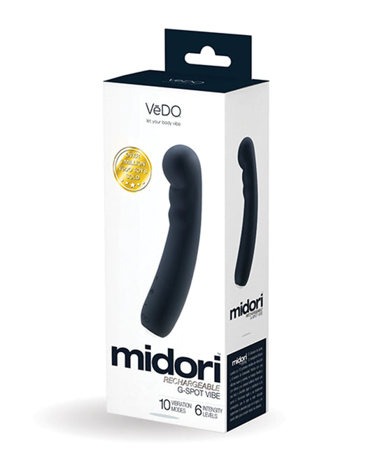 VEDO MIDORI RECHARGEABLE GSPOT VIBE JUST BLACK