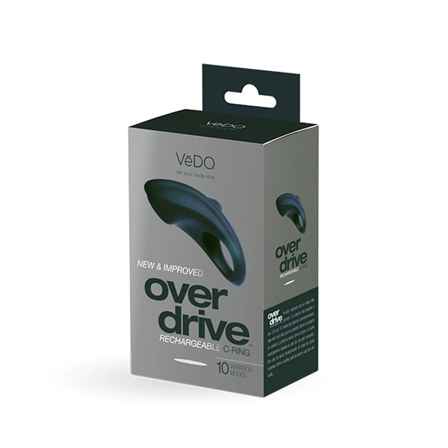 VEDO OVERDRIVE PLUS RECHARGEABLE RING JUST BLACK