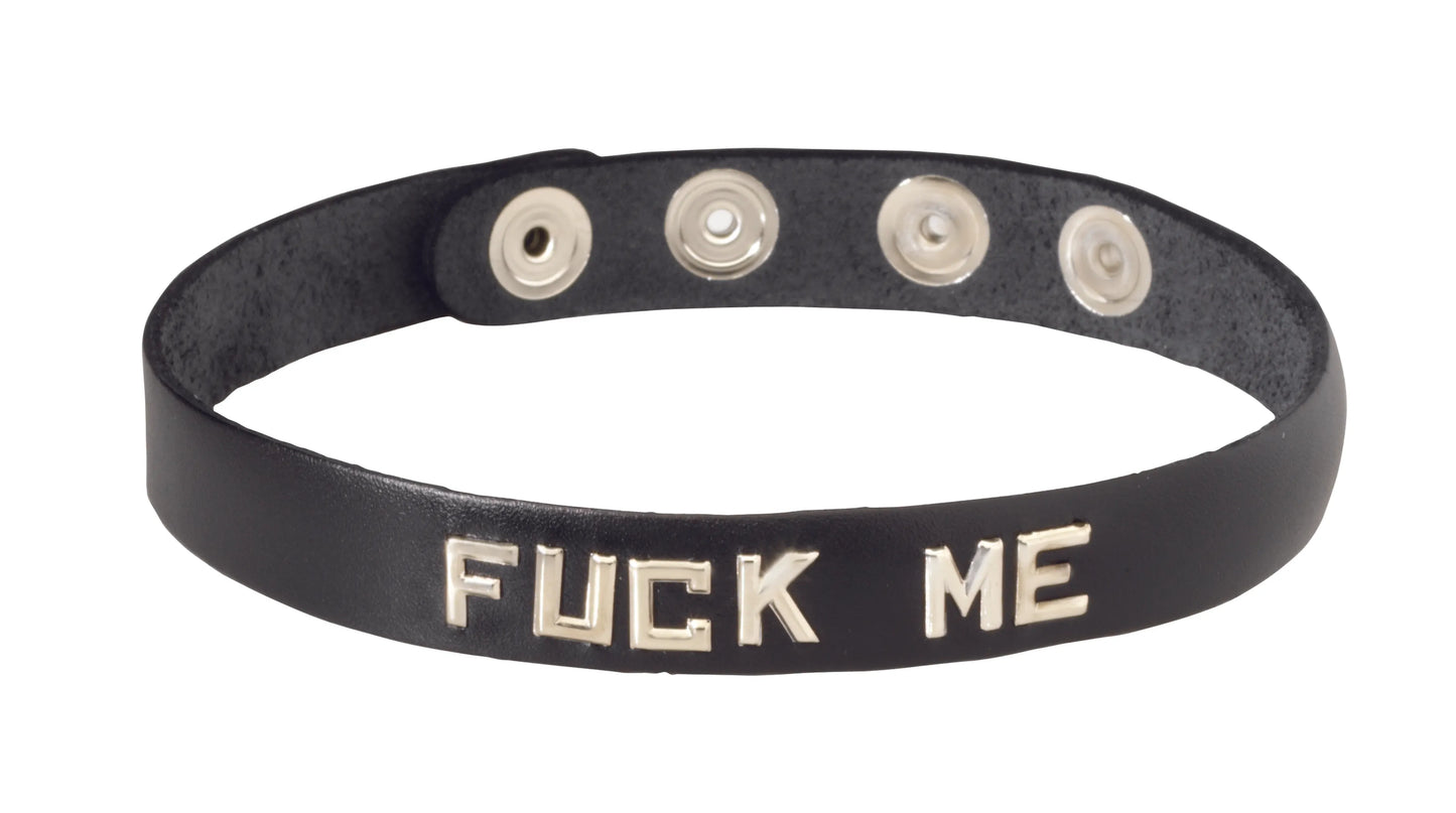 SM COLLAR- FUCK ME