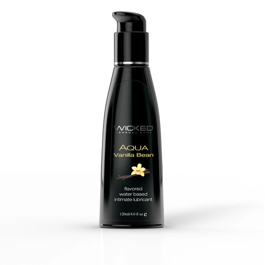 WICKED AQUA VANILLA BEAN LUBE 4 OZ