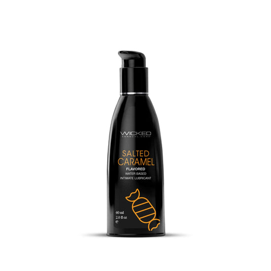 WICKED AQUA SALTED CARAMEL LUBE 2 OZ