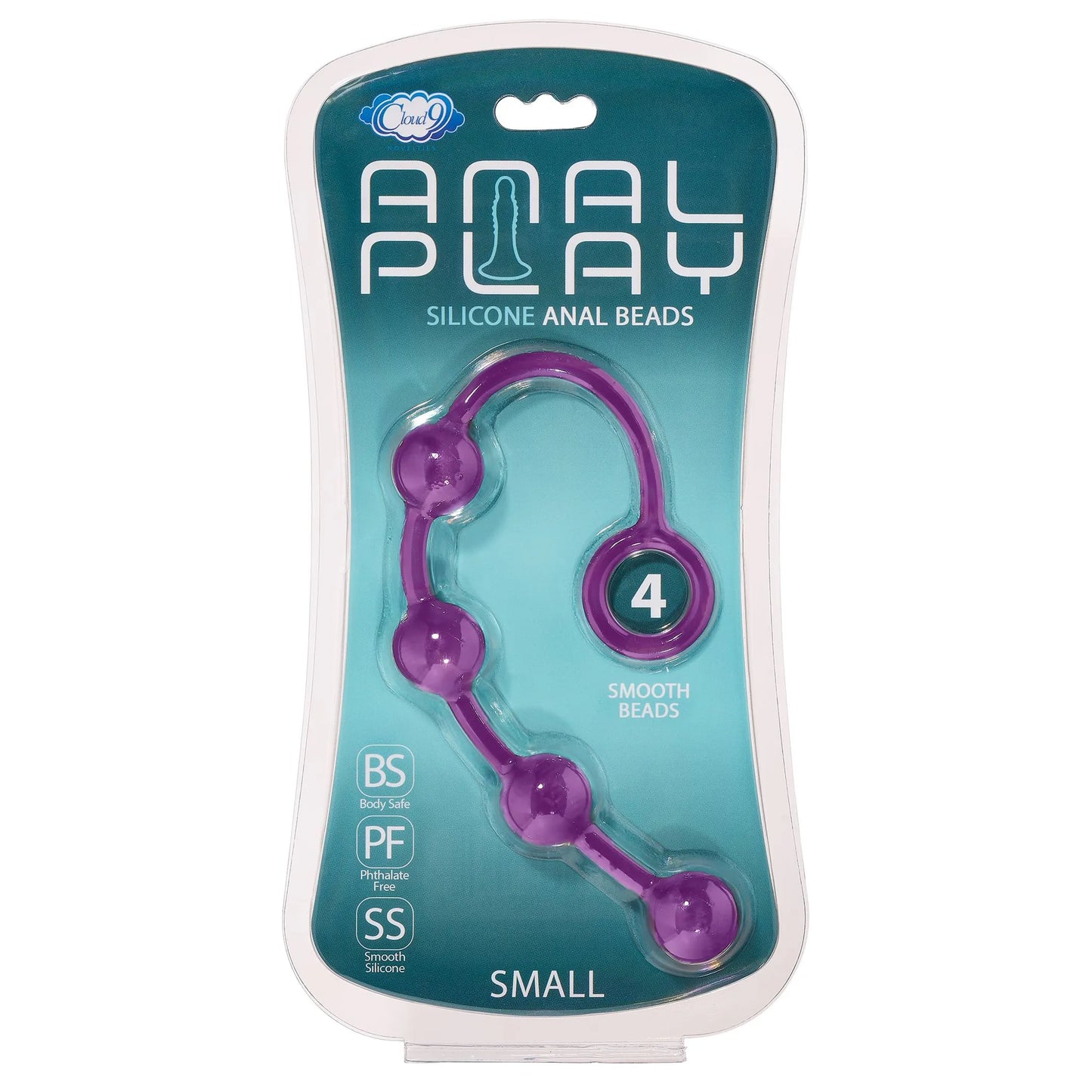 SILICONE ANAL BEAD SMALL PLUM