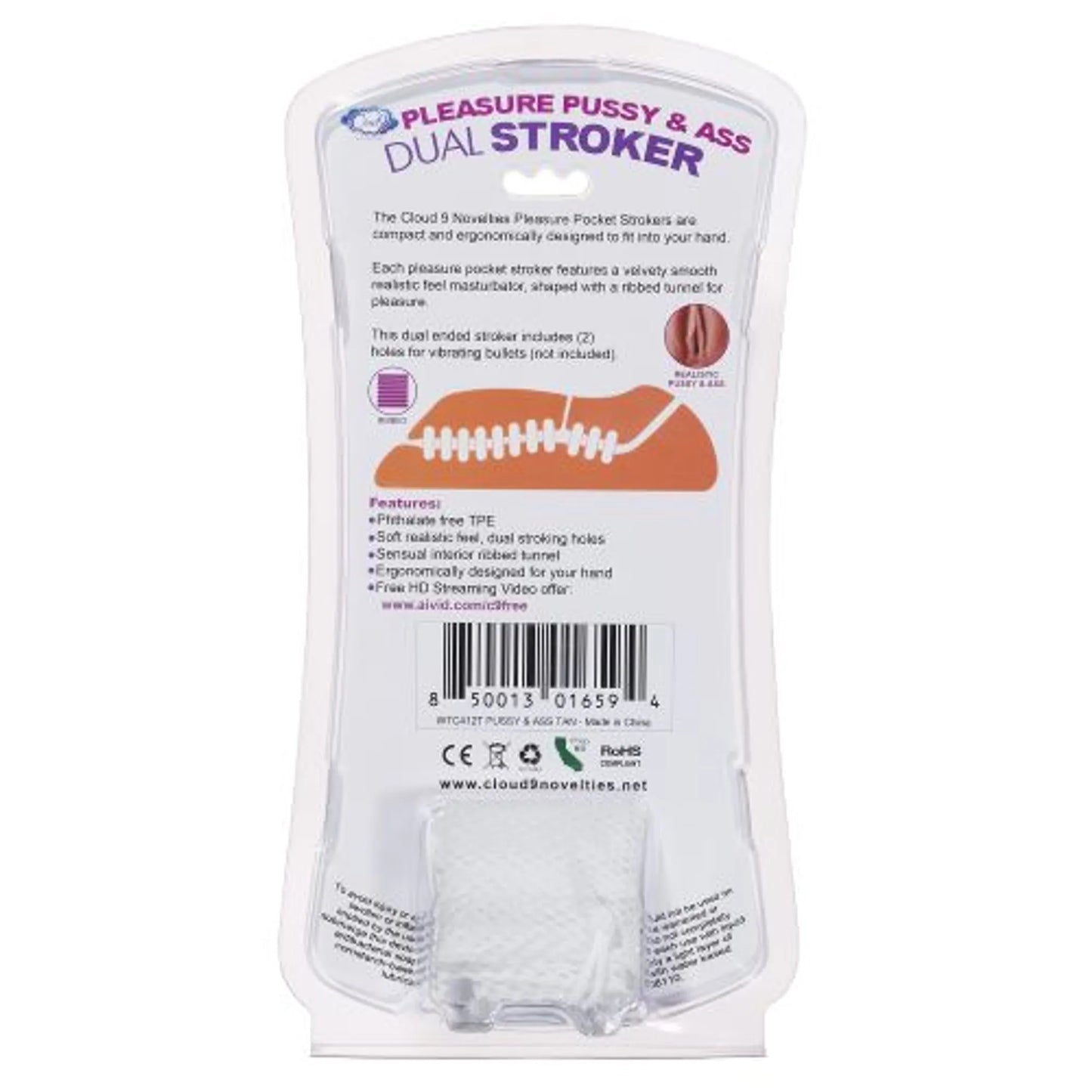 CLOUD 9 PXSSY& ANAL STROKER BODY MOLD TAN