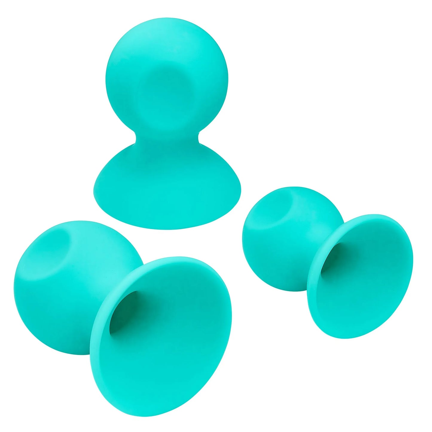 CLOUD 9 HEALTH & WELLNESS NIPPLE & CLITORAL MASSAGER SUCTION SET TEAL