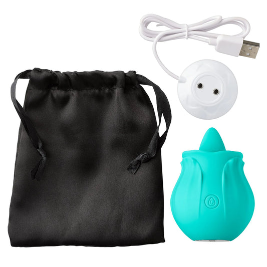 CLOUD 9 HEALTH & WELLNESS FLUTTER ORAL TONGUE STIMULATOR TEAL