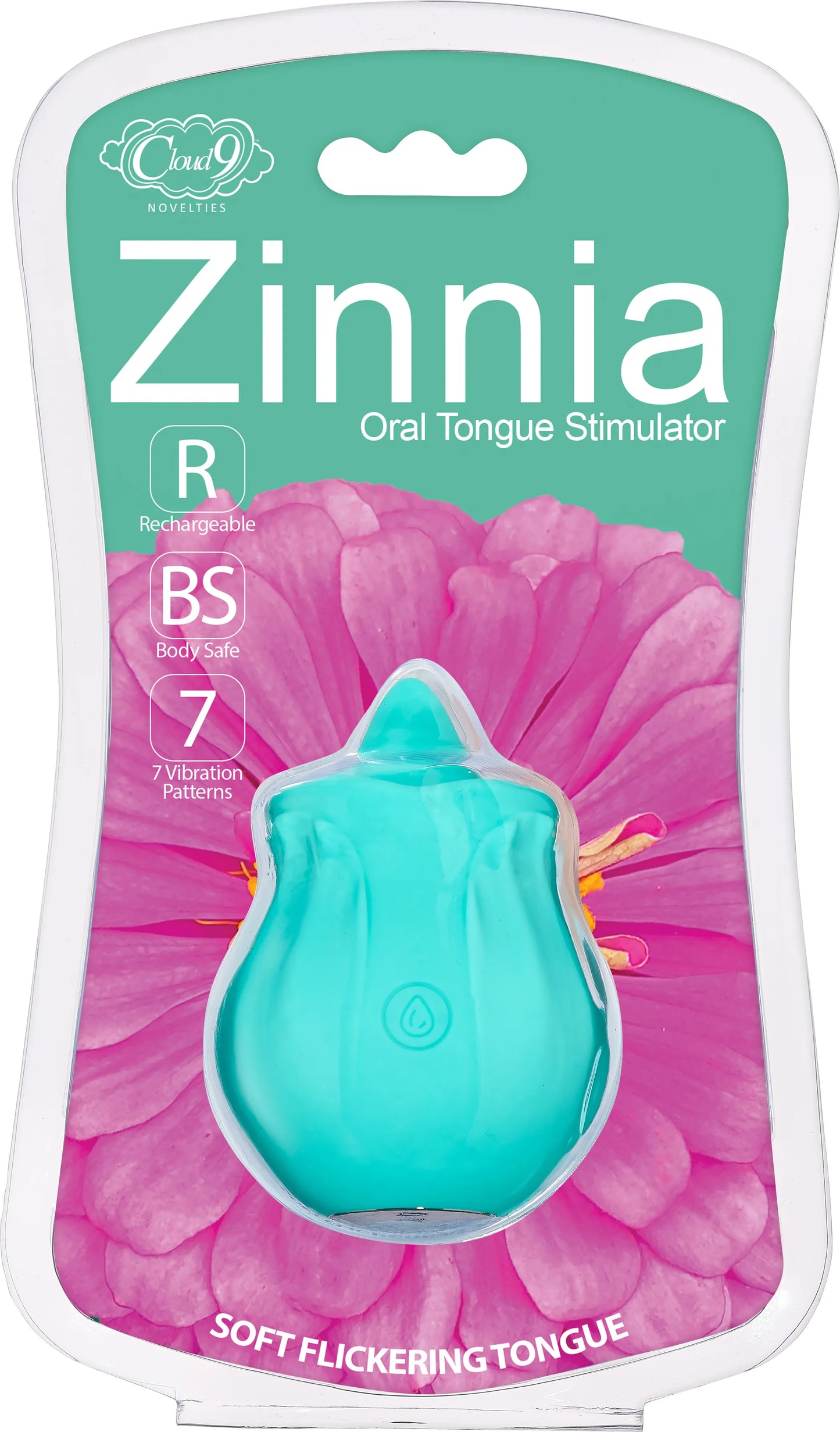 CLOUD 9 HEALTH & WELLNESS FLUTTER ORAL TONGUE STIMULATOR TEAL