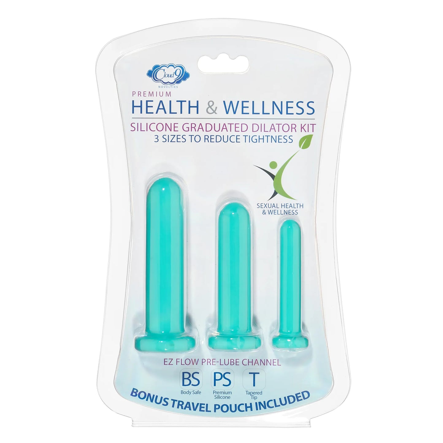 CLOUD 9 HEALTH & WELLNESS SILICONE DILATOR KIT (FOR VAGINAL OR ANAL USE)