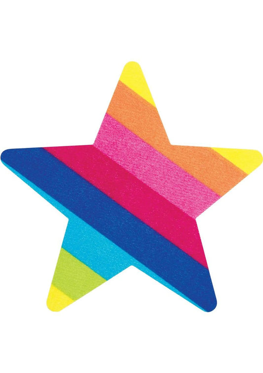 PEEKABOO PASTIES RAINBOW STARZ