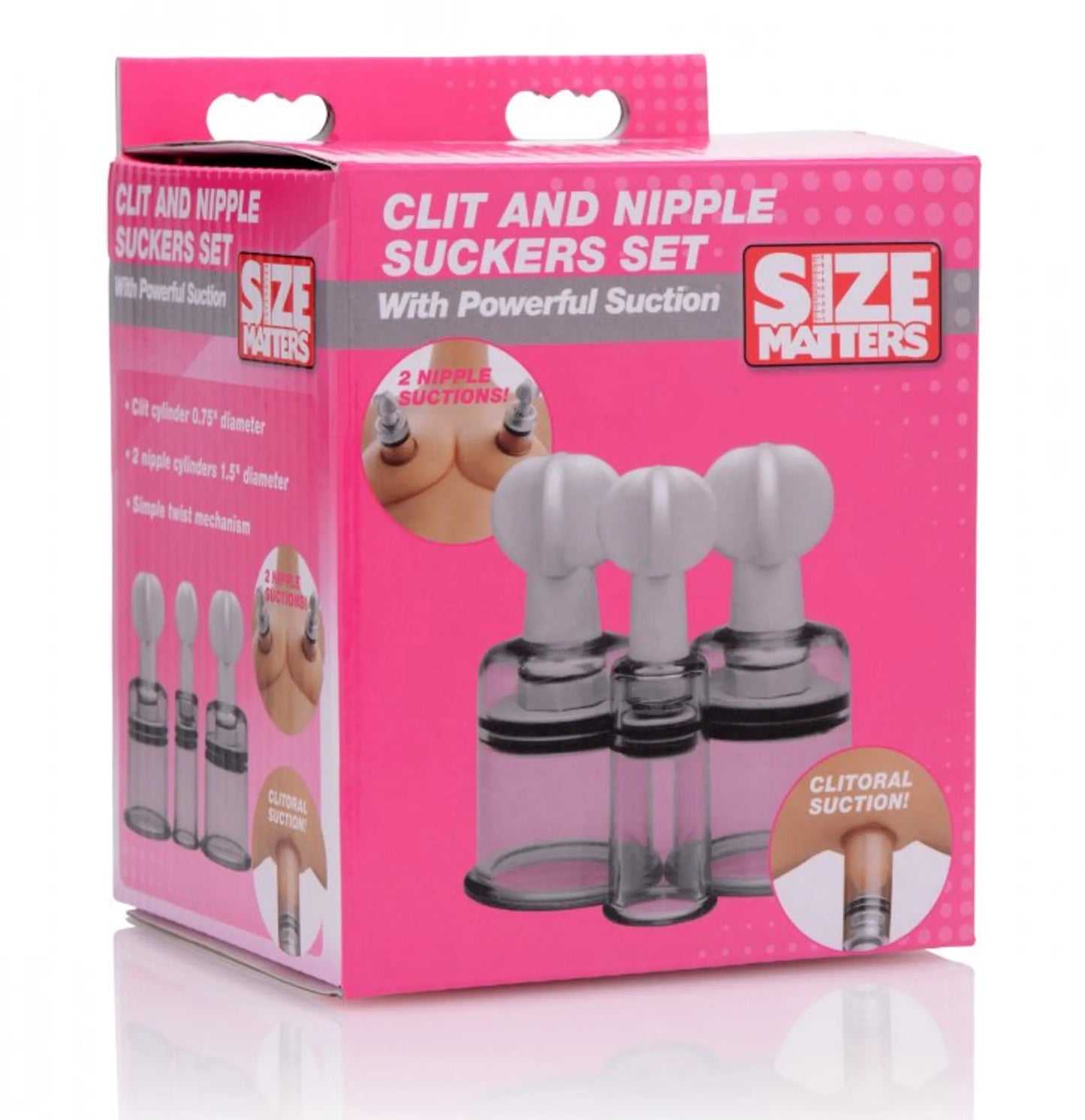 SIZE MATTERS CLIT & NIPPLE SUCKER SET