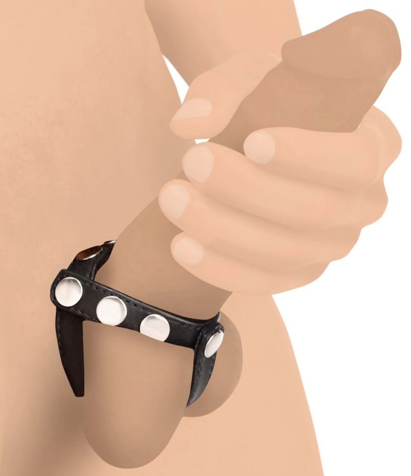 STRICT LEATHER COCK GEAR SNAP ON HARNESS BLACK