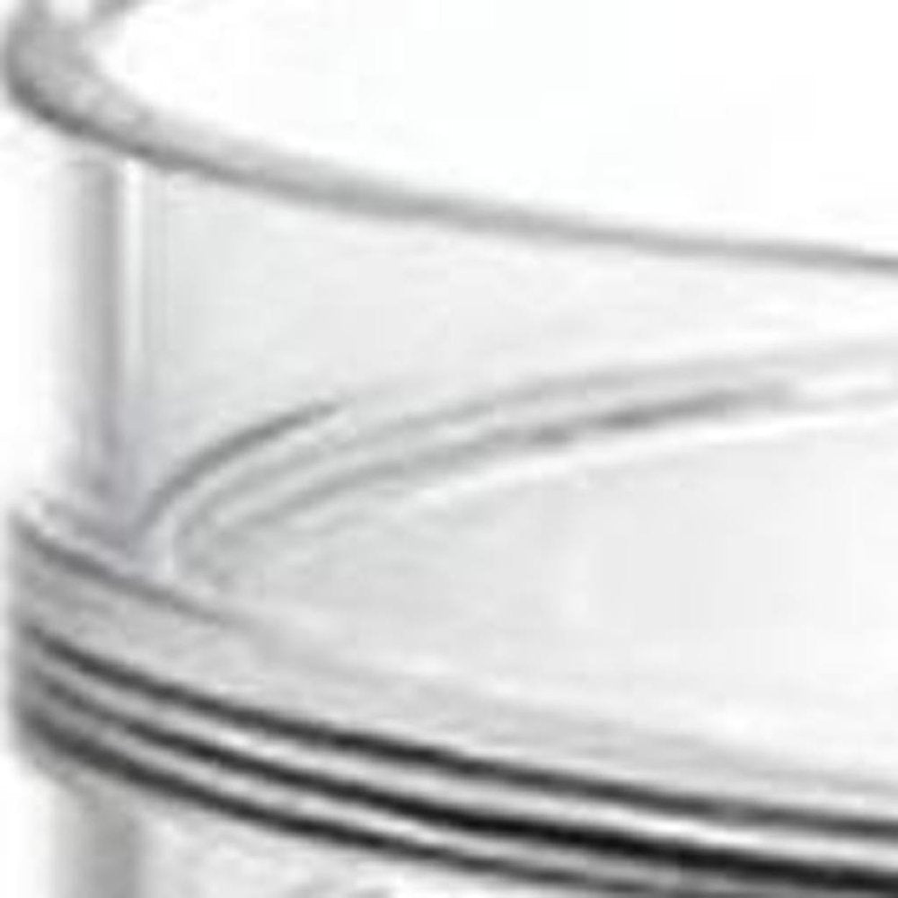 Clear And Gray Plastic Straight Shape Stemless All Purpose Wine Glass