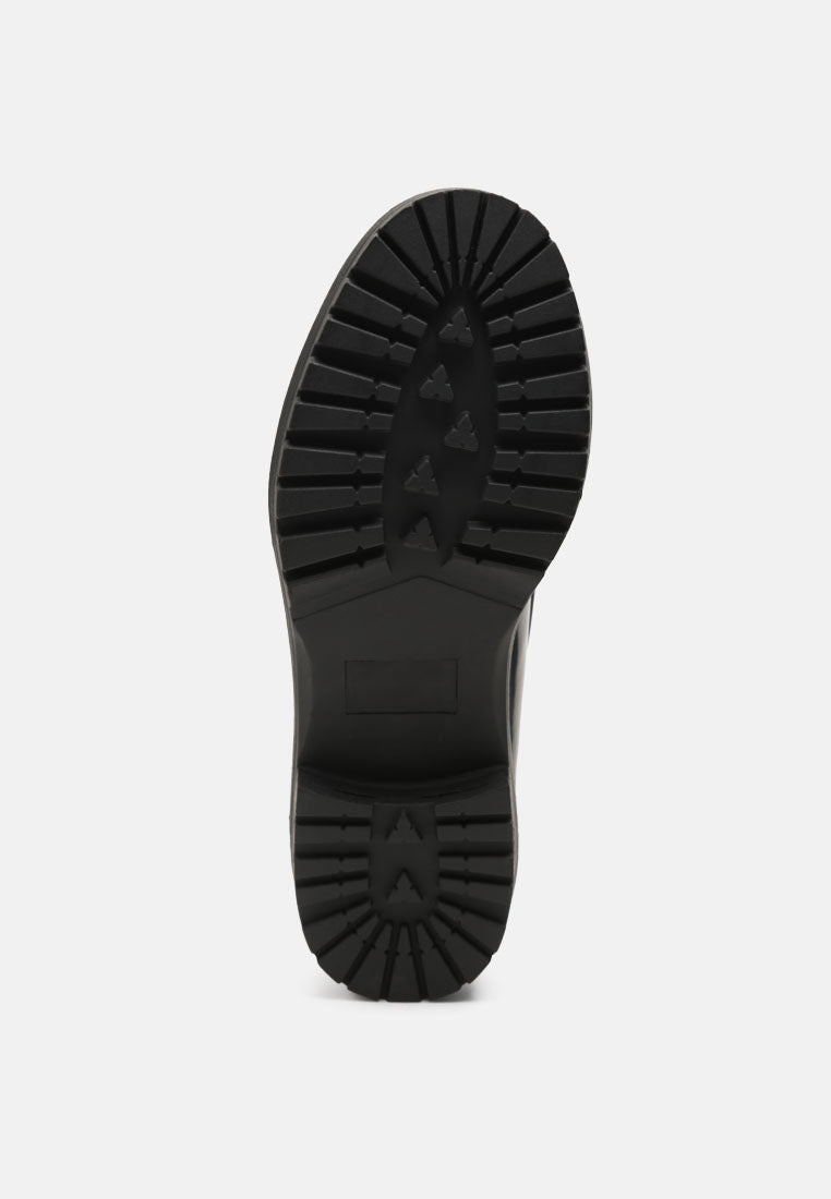Jules Faux Leather Lug Loafers