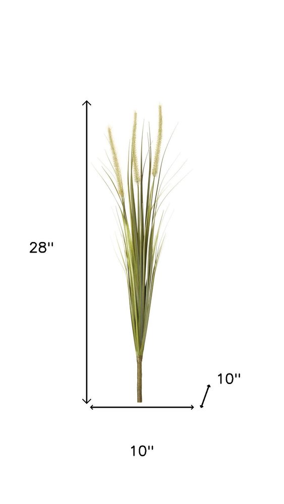 Set of Six 28" Green Artificial