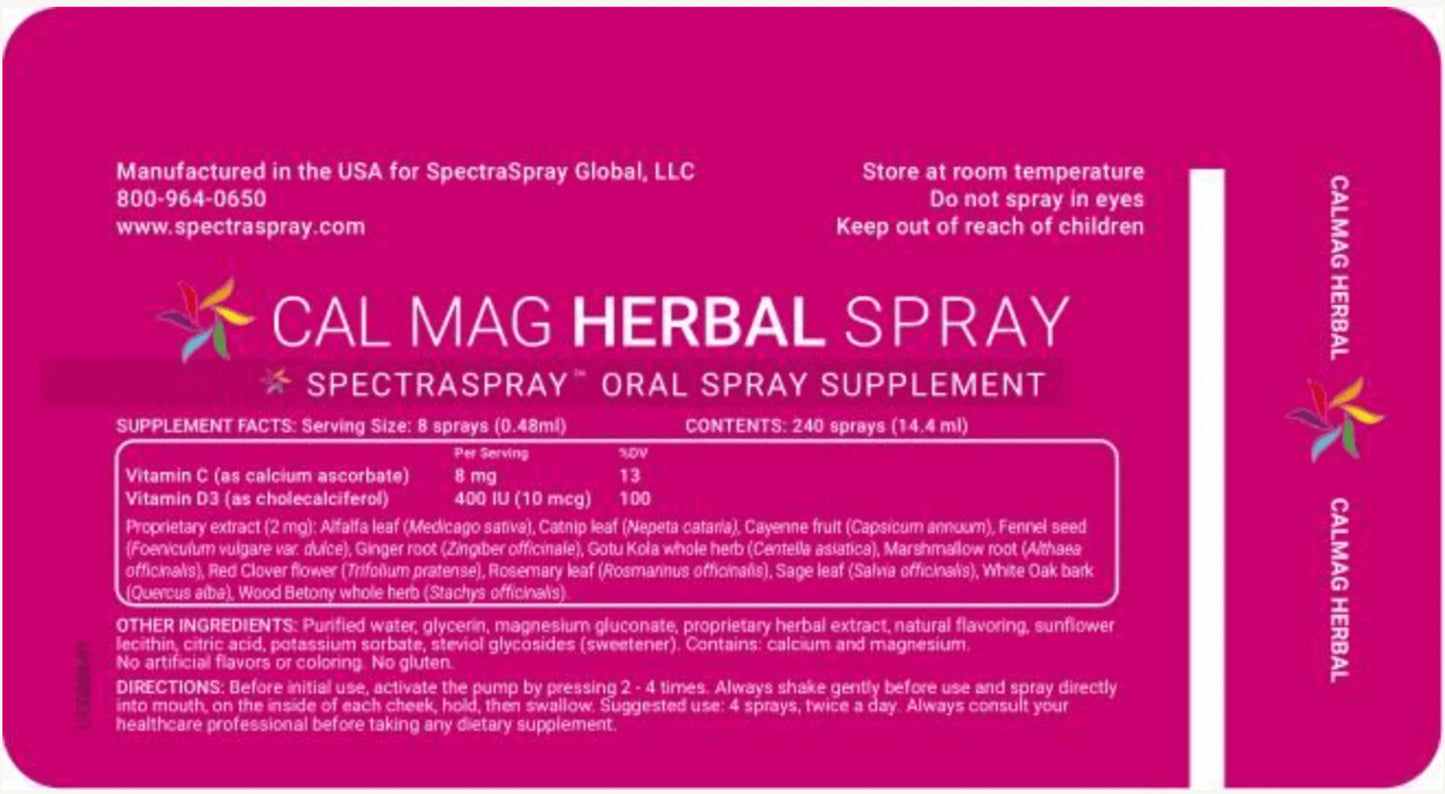 CALMag Oral Spray Supplement by SpectraSpray