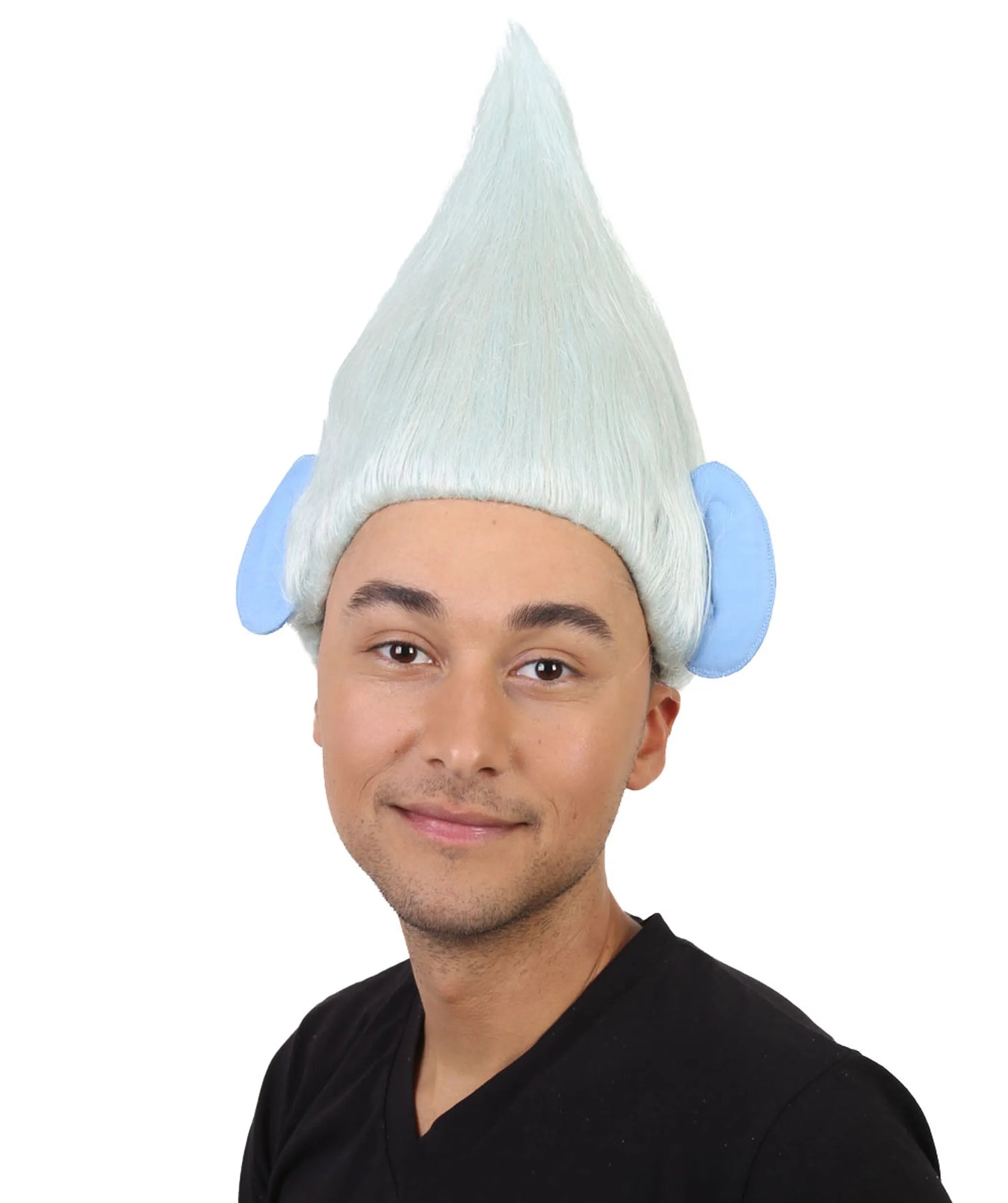 Silver Troll Wig with Ears