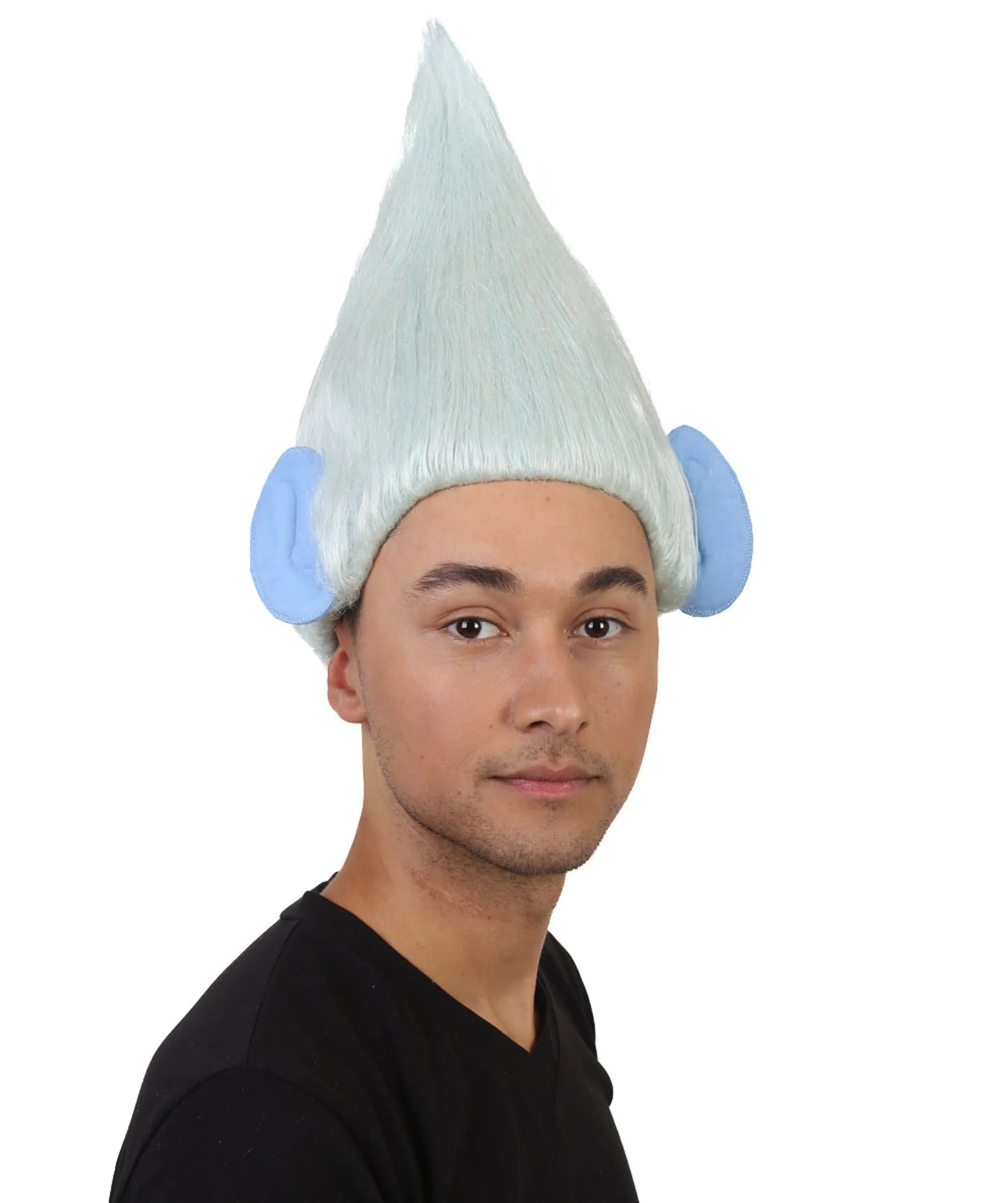 Silver Troll Wig with Ears