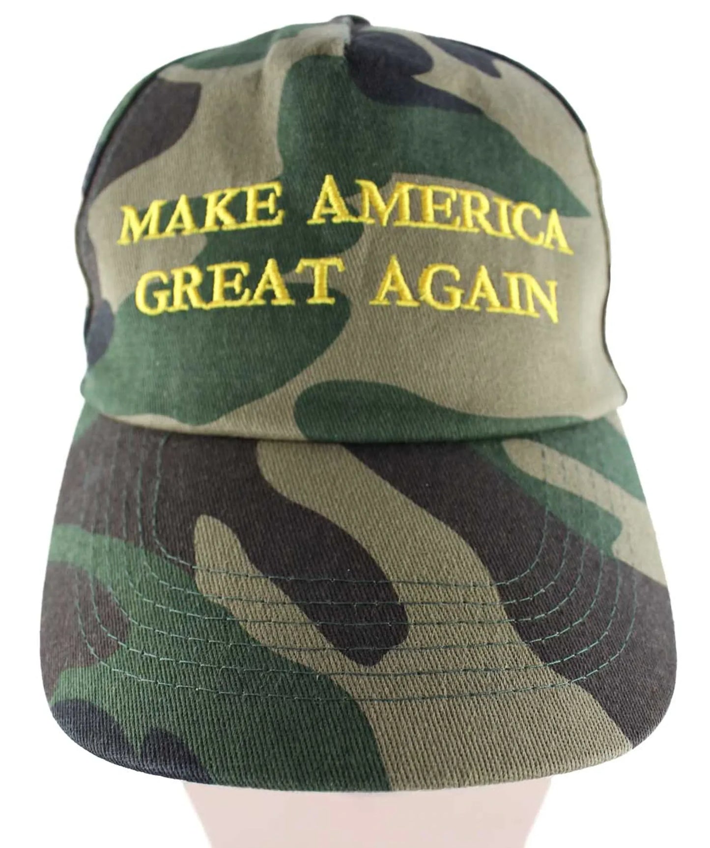 US President Wig with Camo Cap