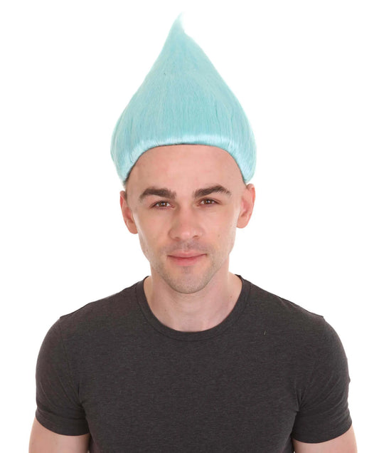 Unisex Light Blue Troll Wig