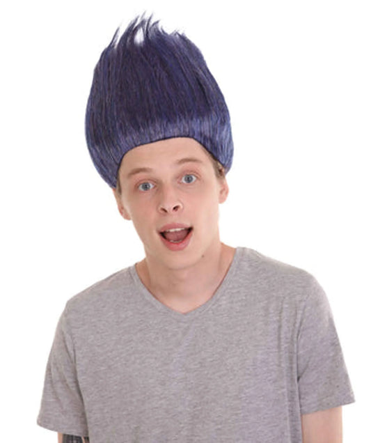 Youth Black Spiky Troll Wig