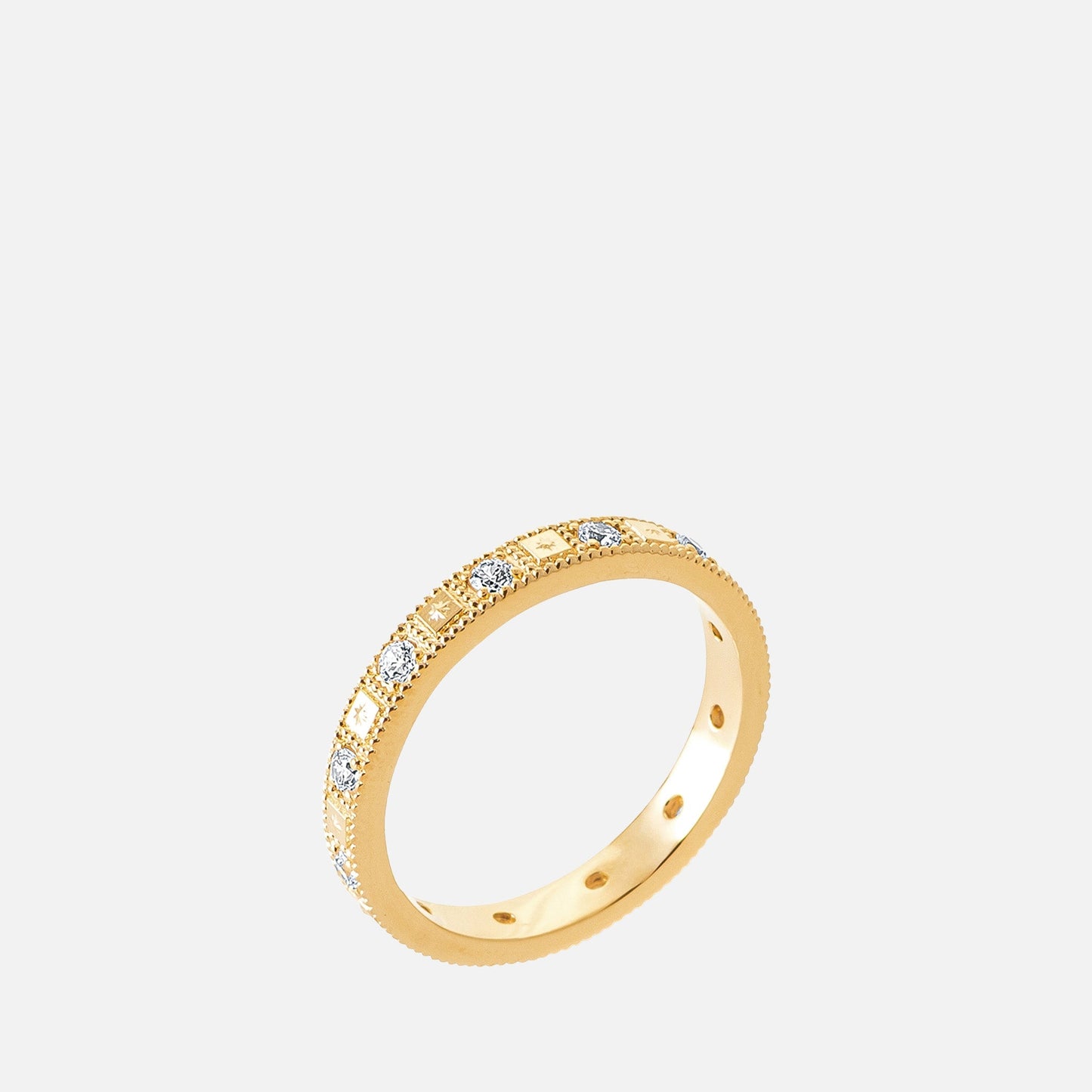 MKF Collection by Mia K. - Celestia Mosaic Band Ring