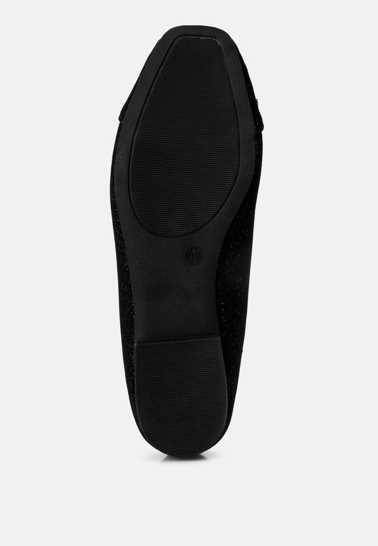 Gizeh Women Rhinestone Embellished Ballerinas