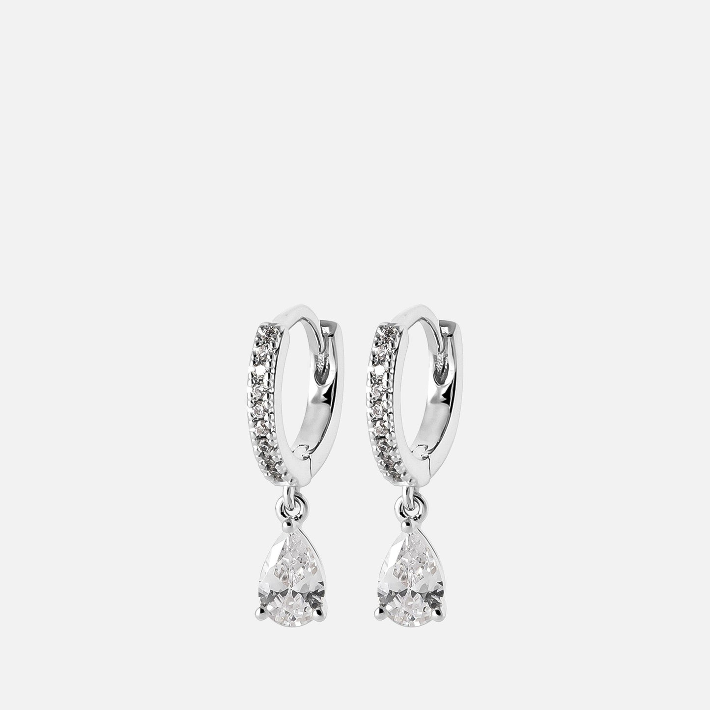 MKF Collection by Mia K. - Seraphina Teardrop Huggies