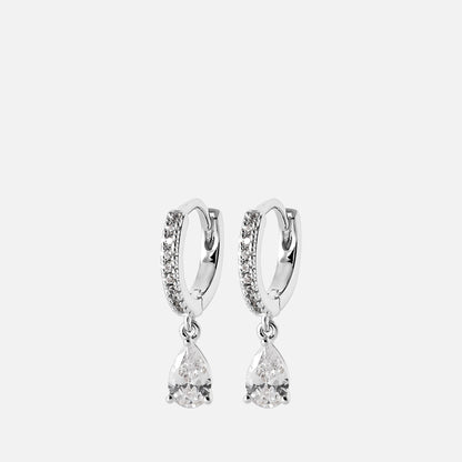 MKF Collection by Mia K. - Seraphina Teardrop Huggies