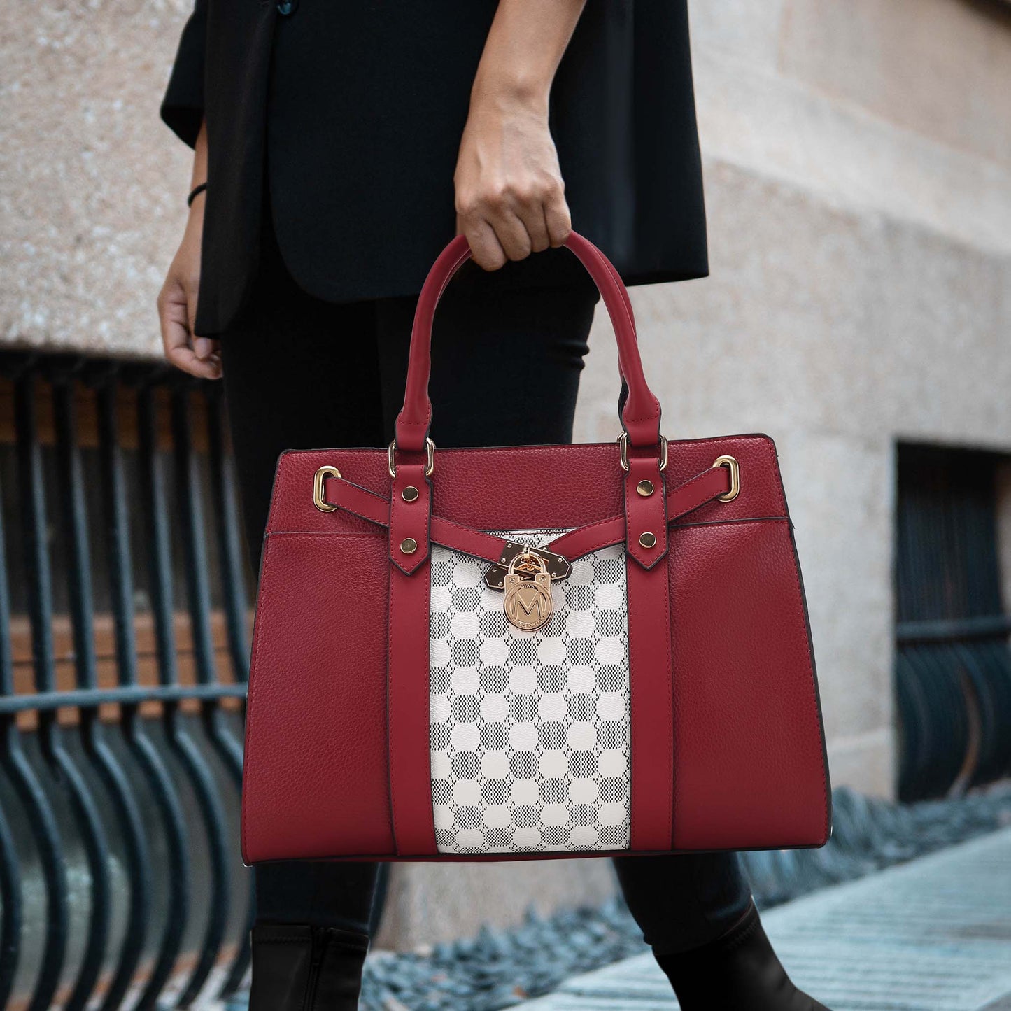 MKF Collection by Mia K. - Christine Shoulder Bag and Wallet Set