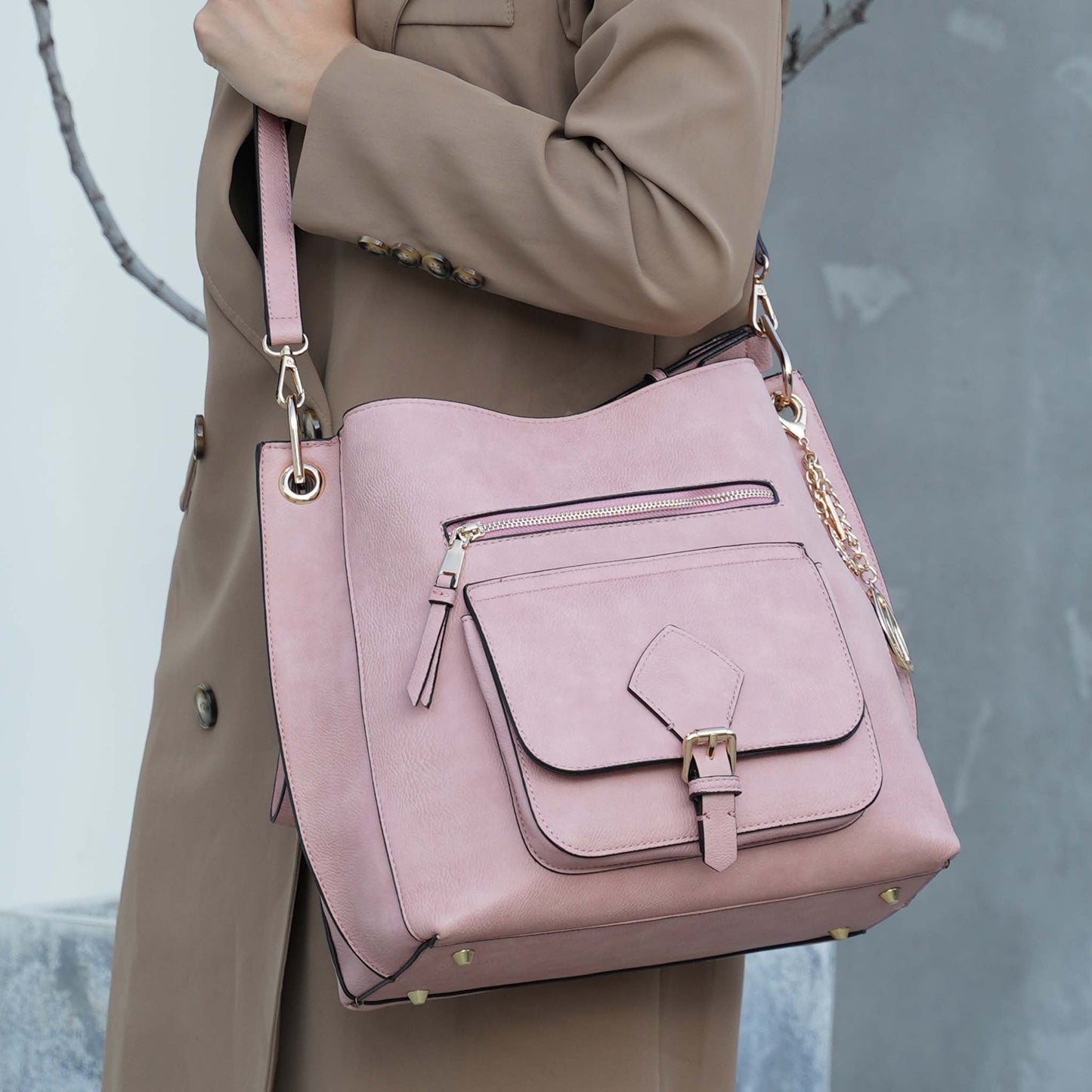 MKF Collection by Mia K. - Yves Hobo Bag