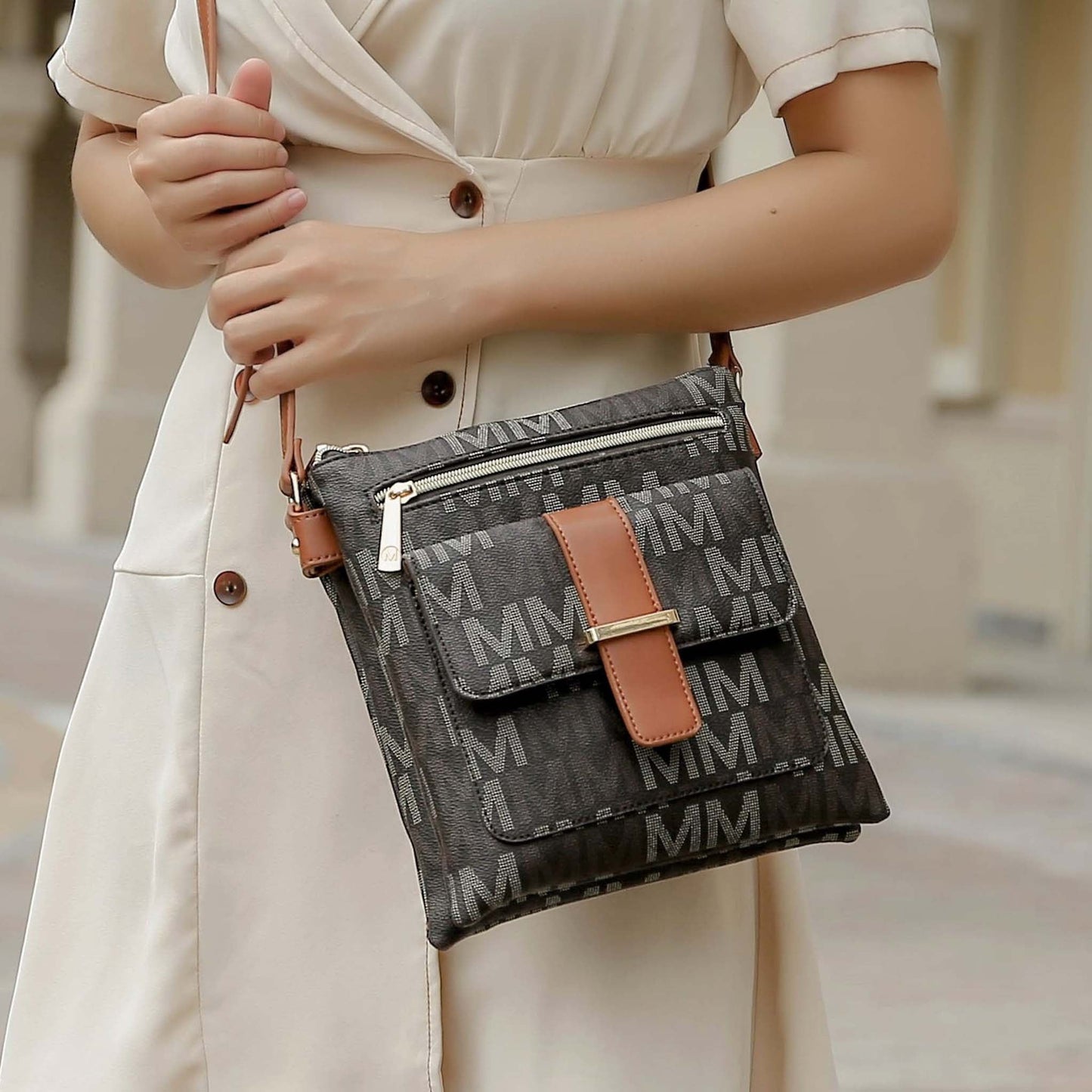 MKF Collection by Mia K. - Jeni Signature Crossbody Bag