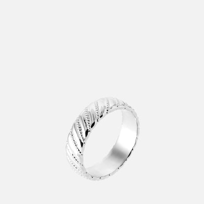MKF Collection by Mia K. - Solstice Croissant Band Ring