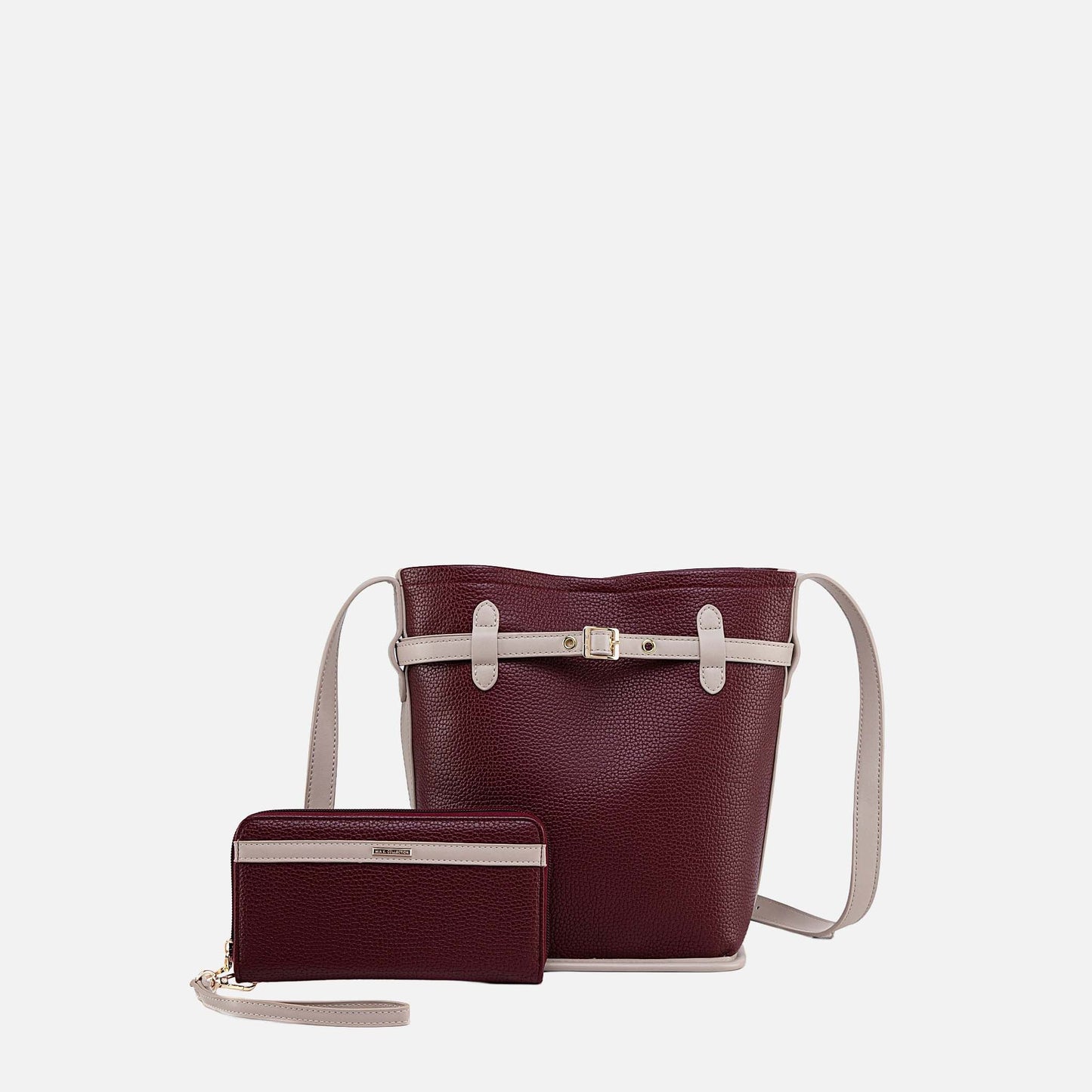 MKF Collection by Mia K. - Odette Bucket Bag with Wallet