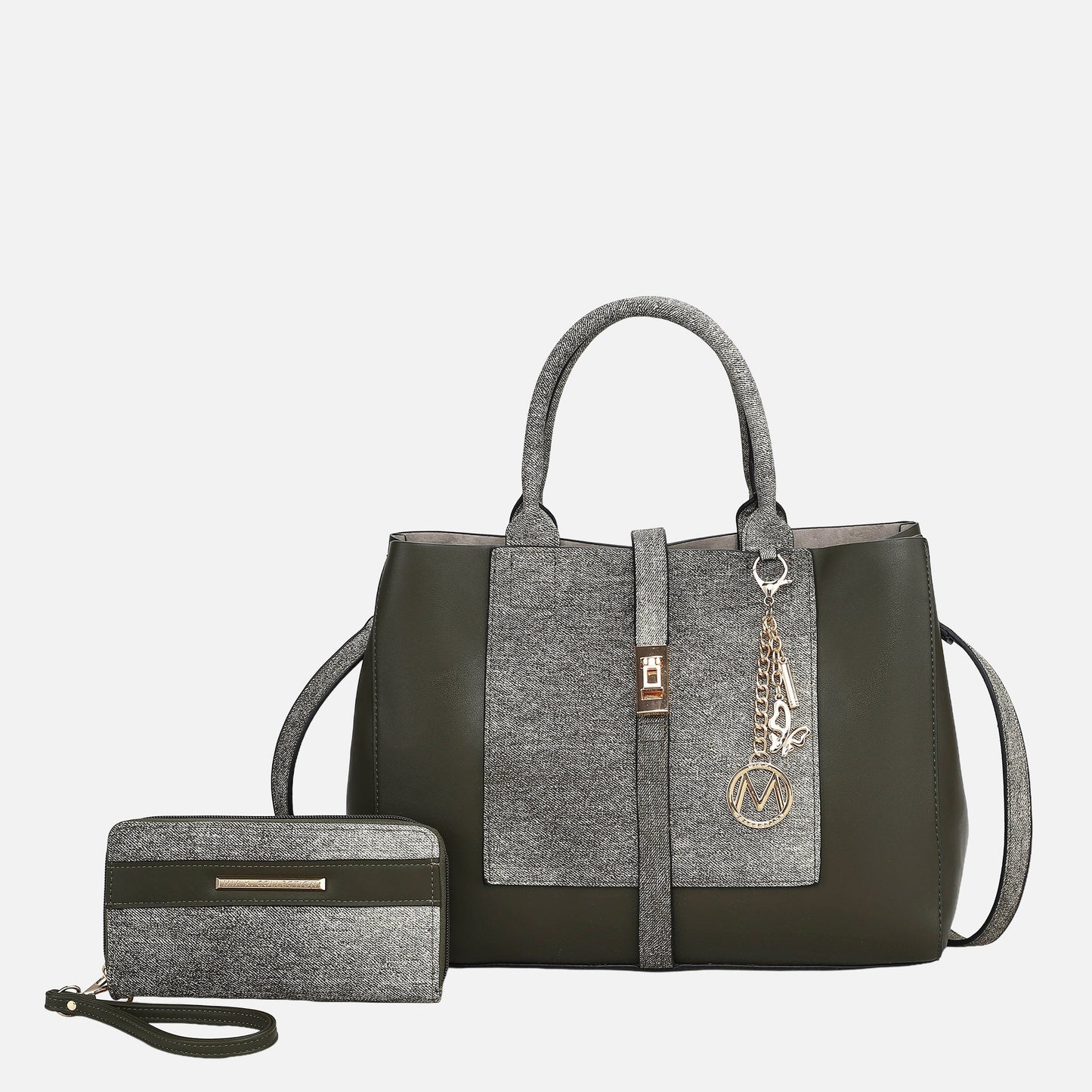 MKF Collection by Mia K. - Yola II Tote Bag and Wallet Set