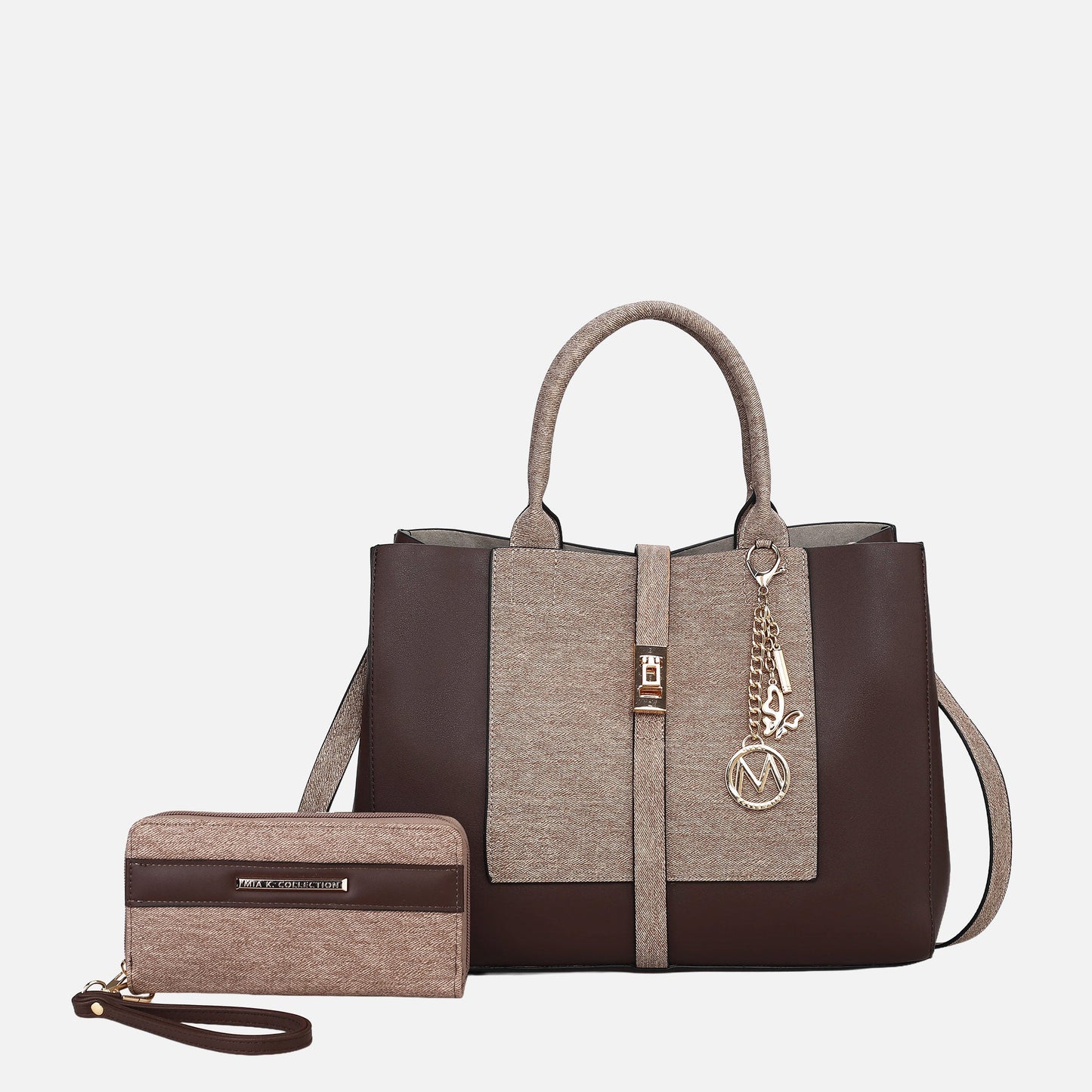 MKF Collection by Mia K. - Yola II Tote Bag and Wallet Set
