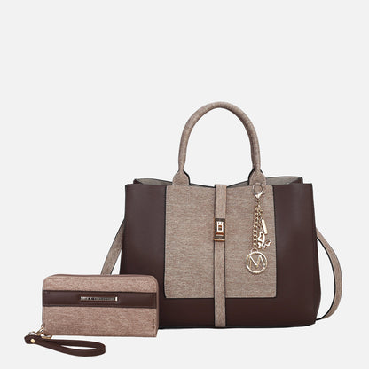 MKF Collection by Mia K. - Yola II Tote Bag and Wallet Set