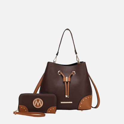 MKF Collection by Mia K. - Callie Bucket Bag and Wallet Set