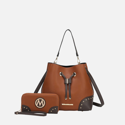 MKF Collection by Mia K. - Callie Bucket Bag and Wallet Set