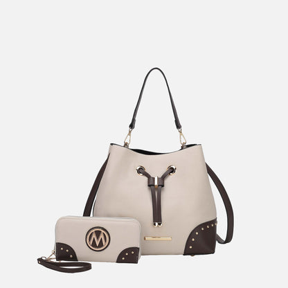 MKF Collection by Mia K. - Callie Bucket Bag and Wallet Set