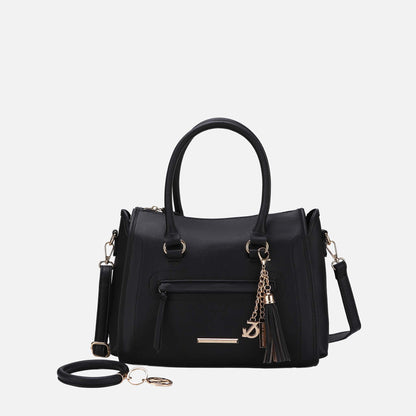MKF Collection by Mia K. - Valeria Shoulder Bag and Bracelet Keyring