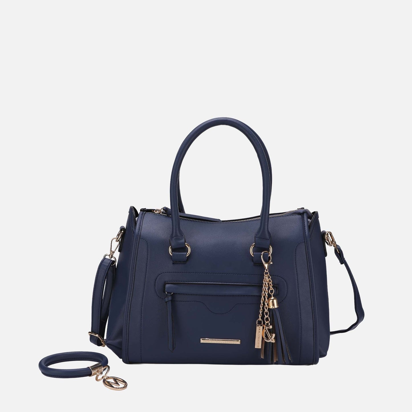 MKF Collection by Mia K. - Valeria Shoulder Bag and Bracelet Keyring