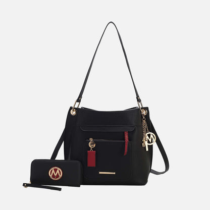 MKF Collection by Mia K. - Shivani Hobo and Wallet Set