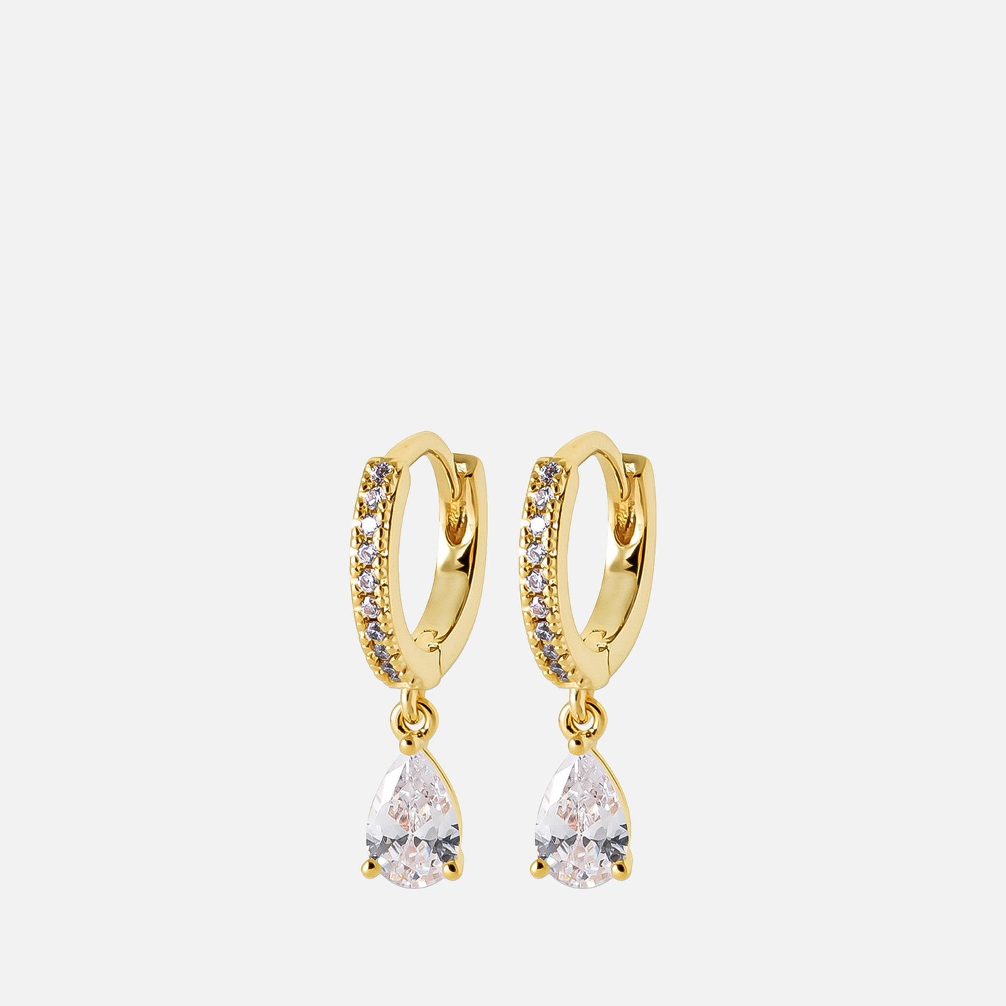MKF Collection by Mia K. - Seraphina Teardrop Huggies