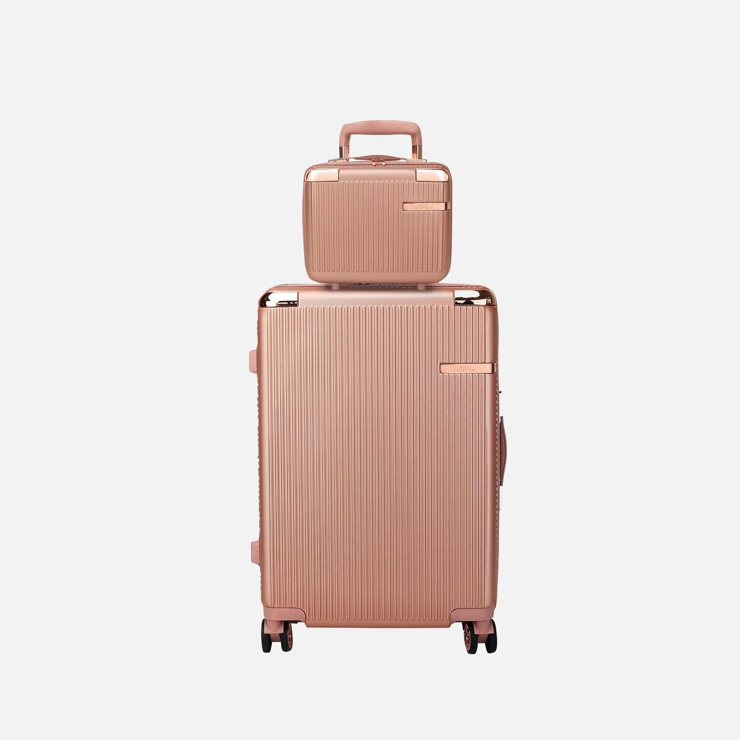 MKF Collection by Mia K. - Tulum Carry-on Roller and Cosmetic Case Set