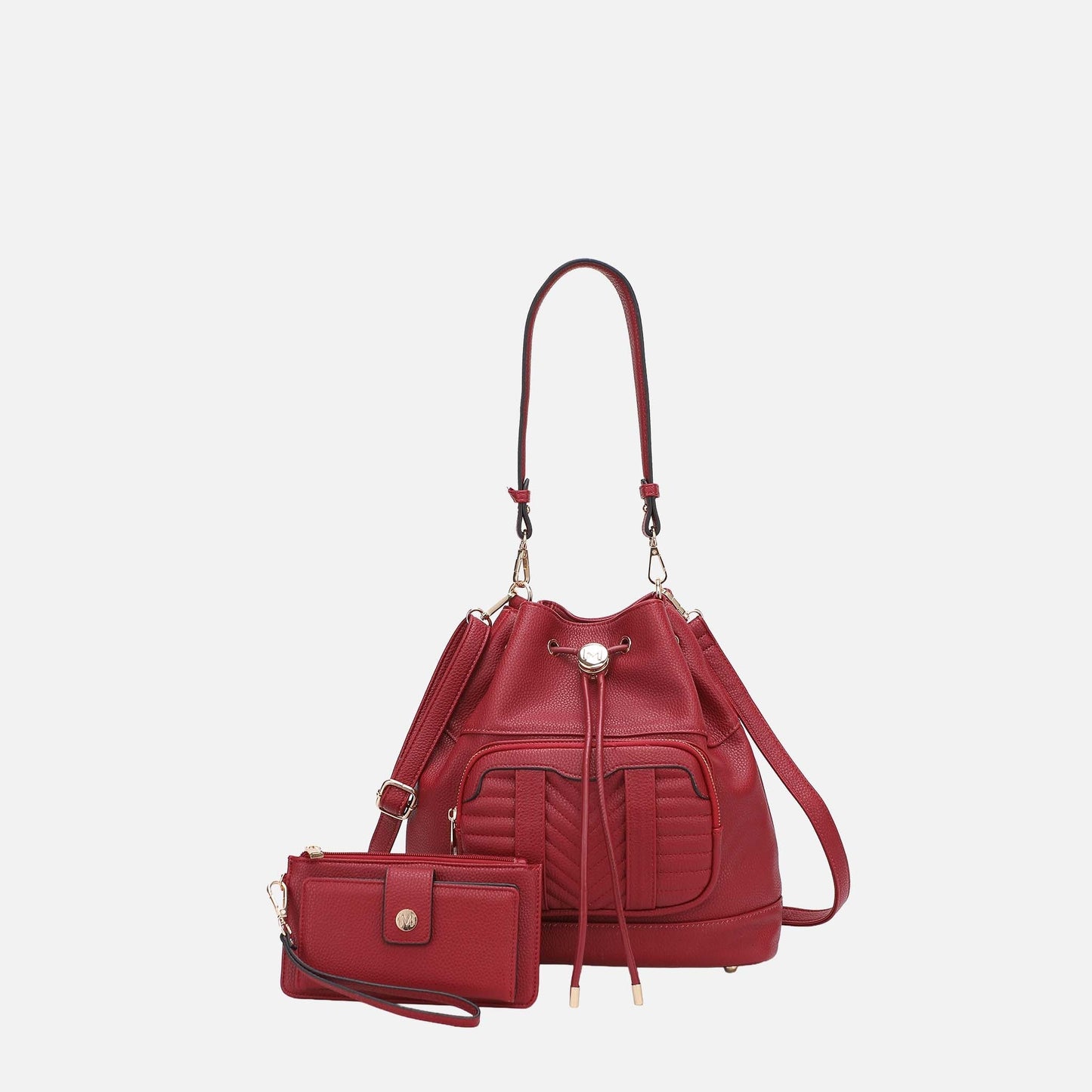 MKF Collection by Mia K. - Ryder Bucket Bag and Wallet Set