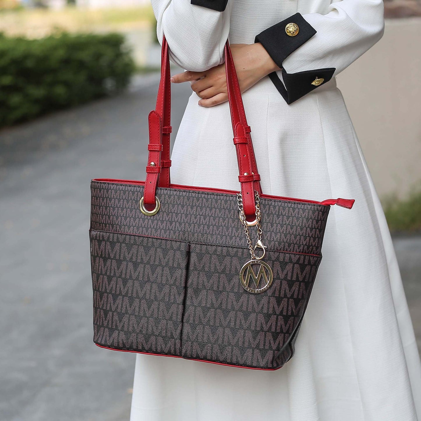 MKF Collection by Mia K. - Lori Signature Tote Bag
