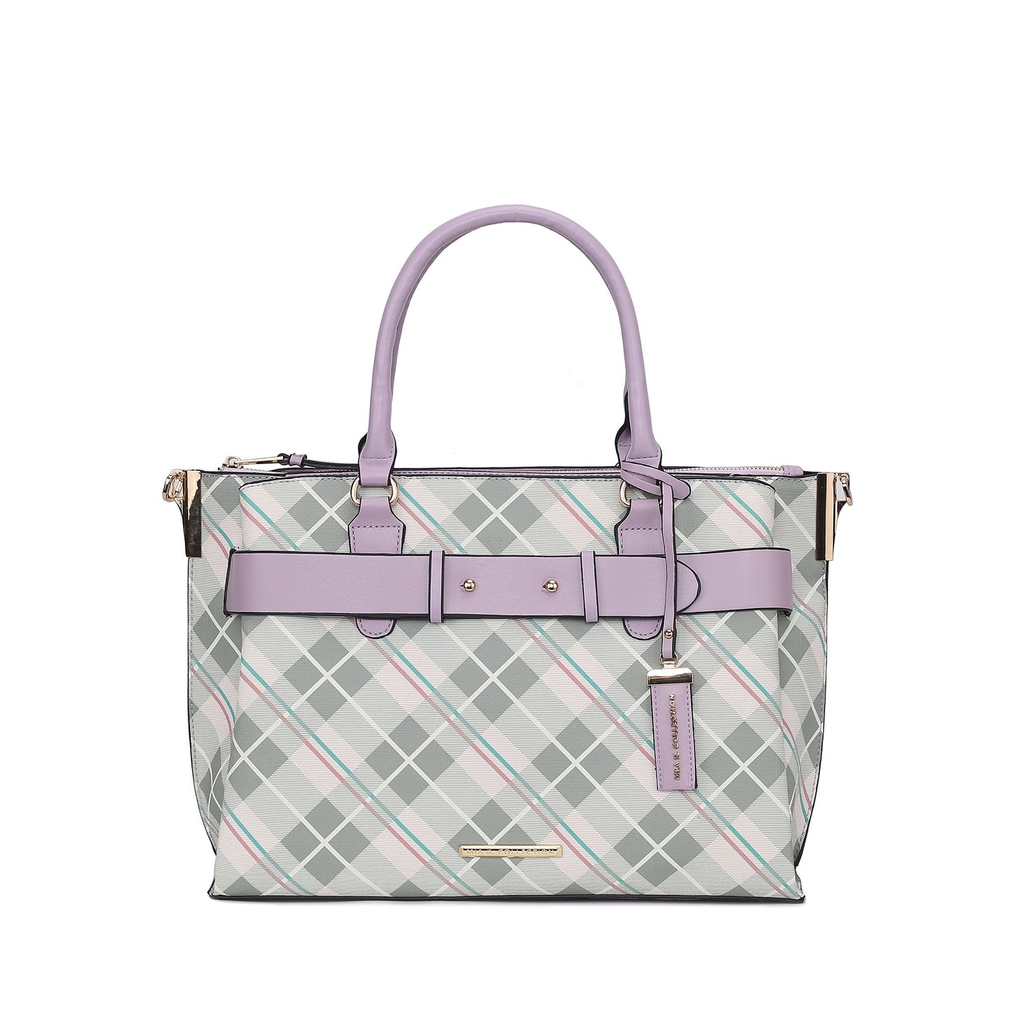 MKF Collection by Mia K. - Vivian Plaid Shoulder Bag