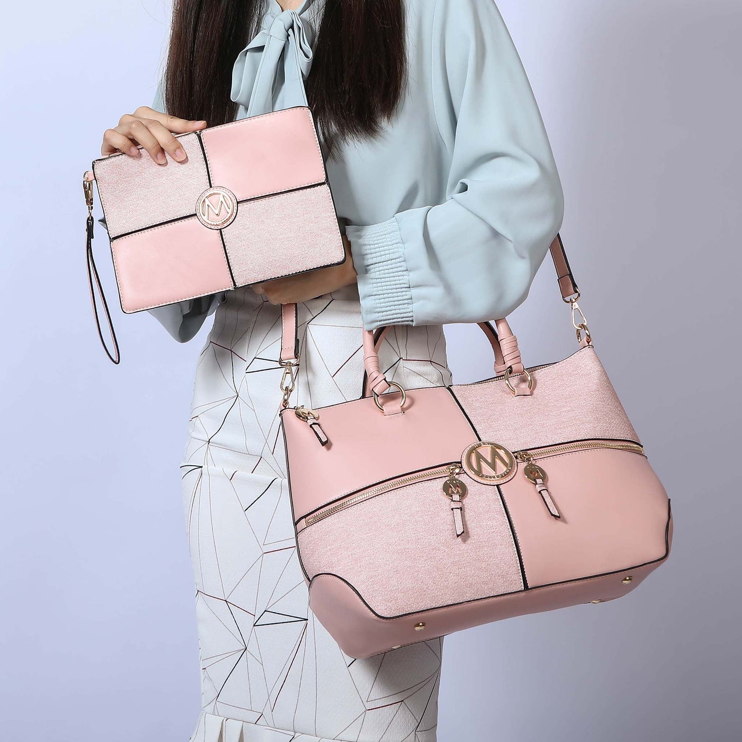 MKF Collection by Mia K. - MAJI Tote Bag and Set