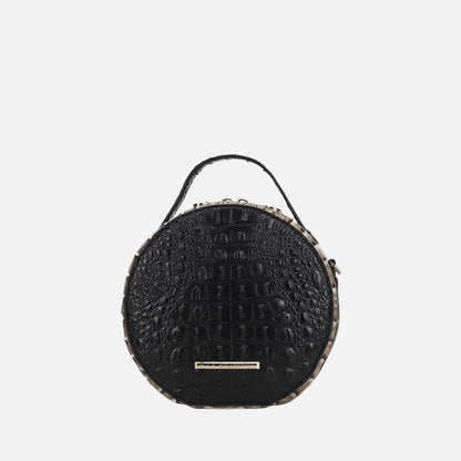 MKF Collection by Mia K. - Ynnari Croc Round Crossbody Bag